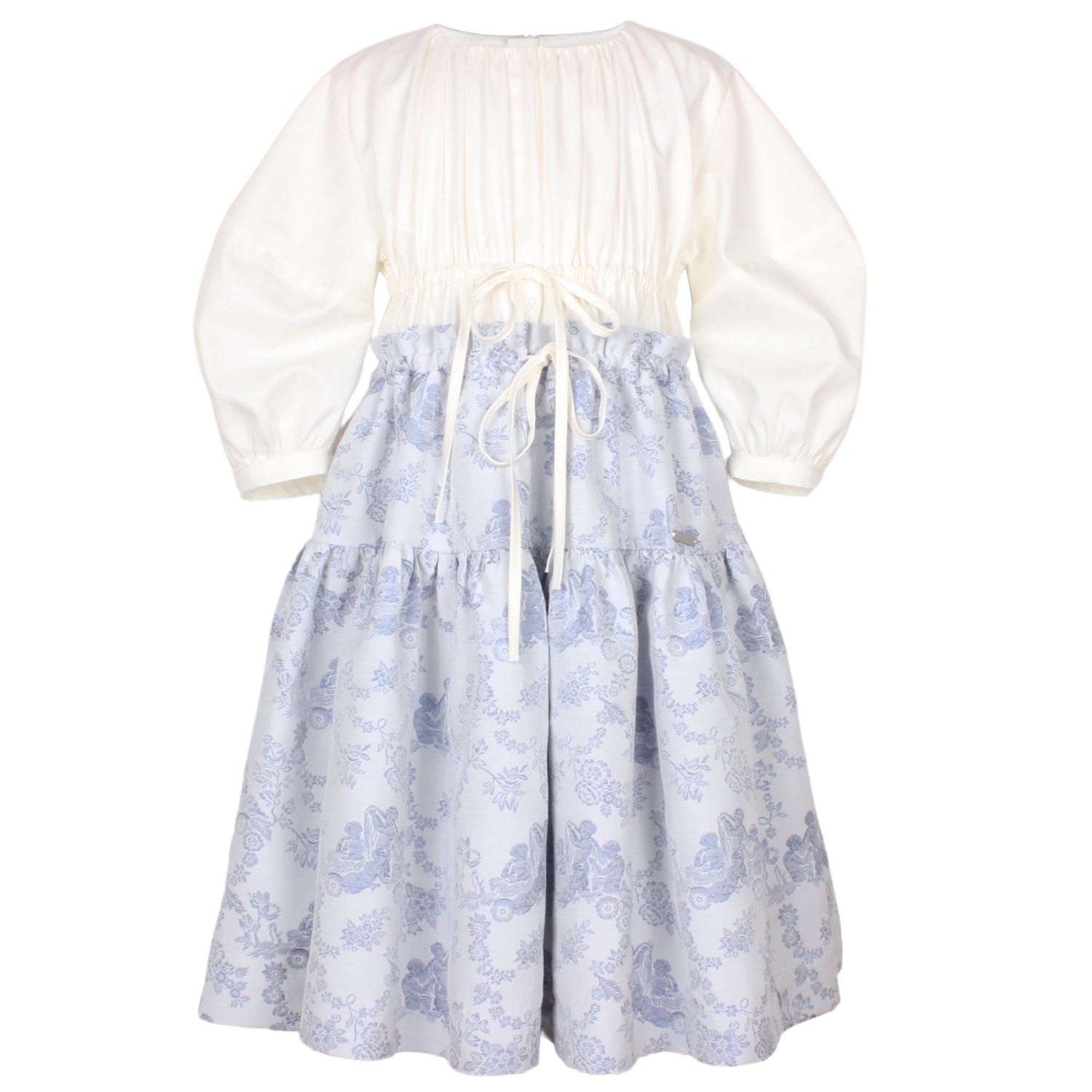 Tara Dress Blue Cherub Jacquard 6YRS SAMPLE