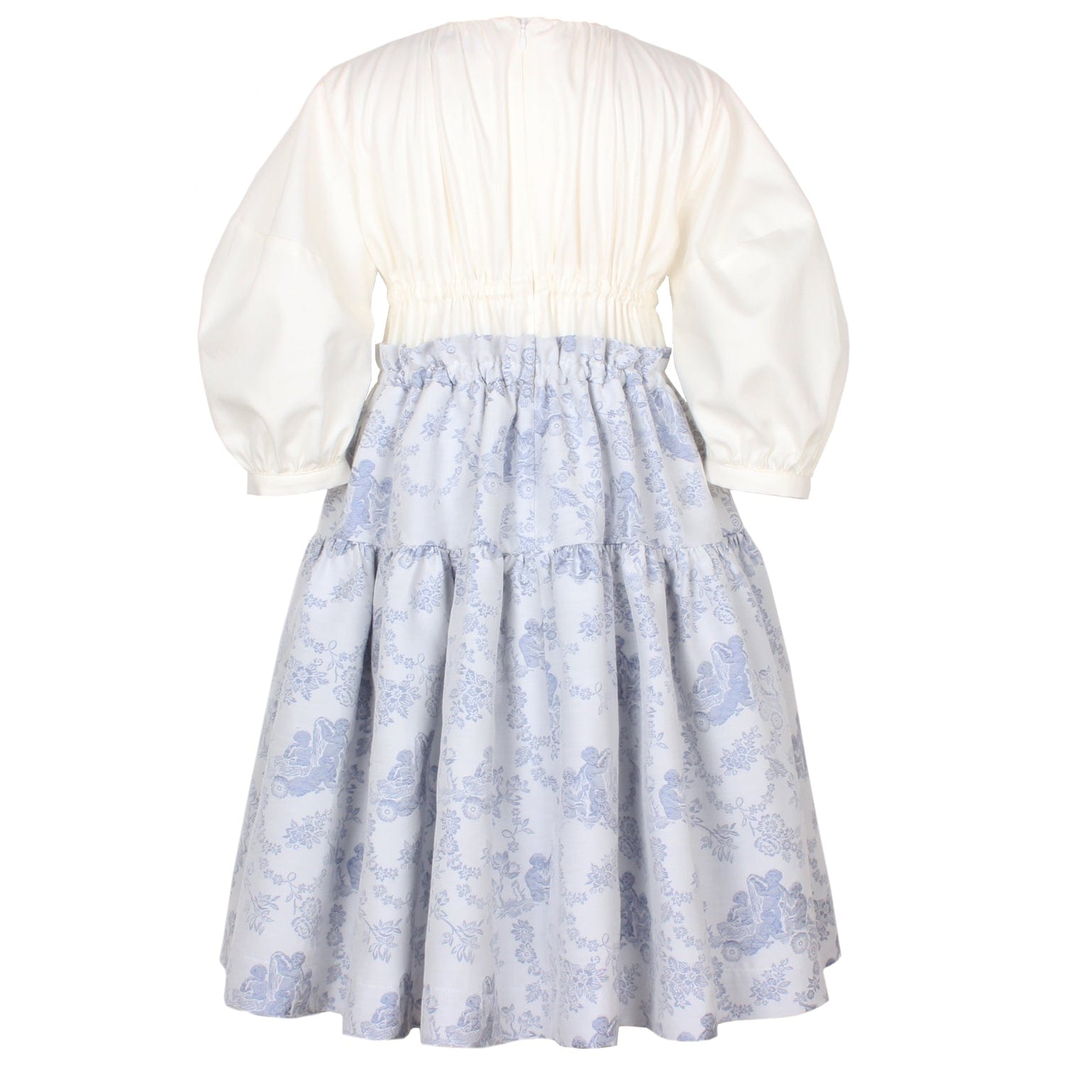 Tara Dress Blue Cherub Jacquard 6YRS SAMPLE