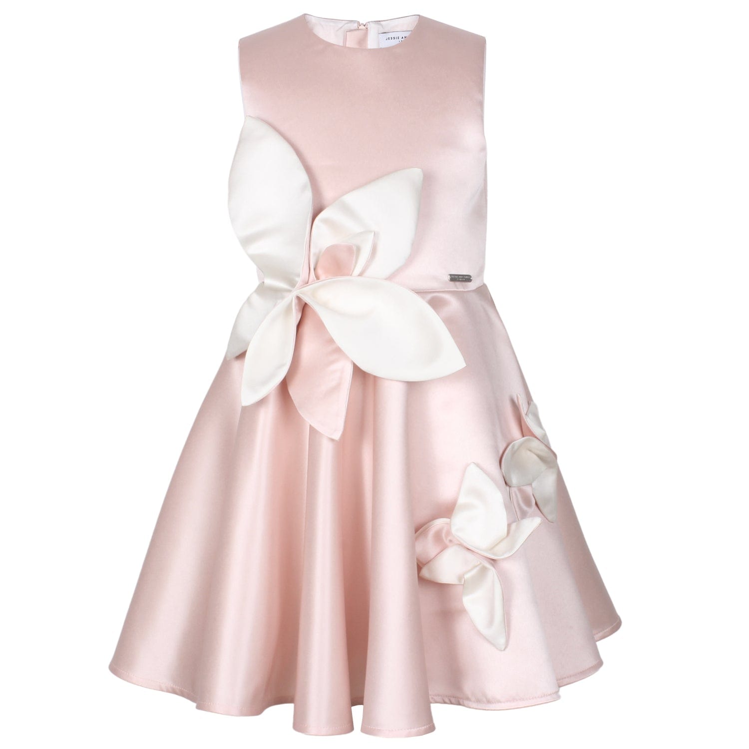 Magnolia Dress Soft Pink Satin