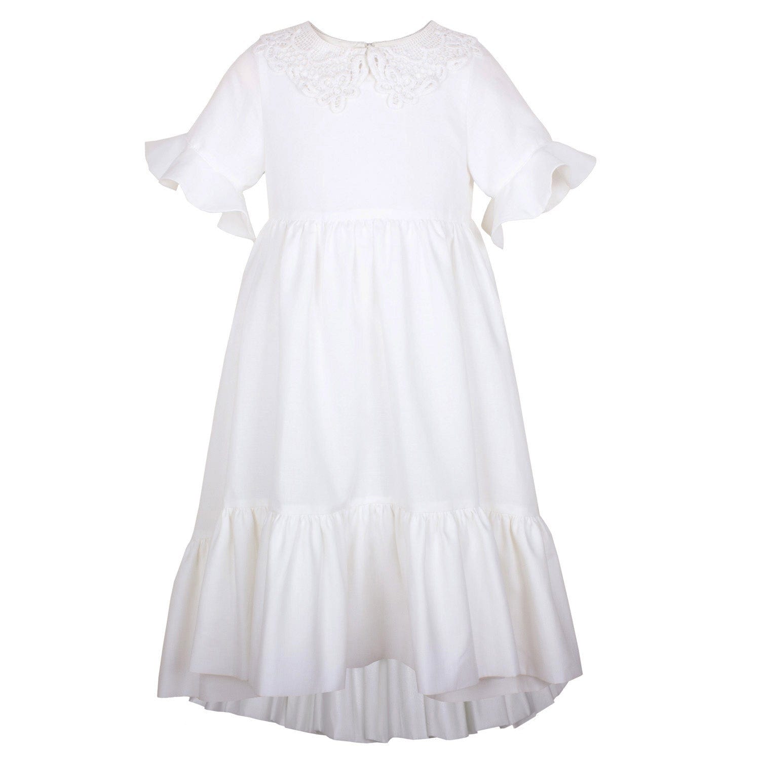 Billie Dress Soft White 6YRS SAMPLE