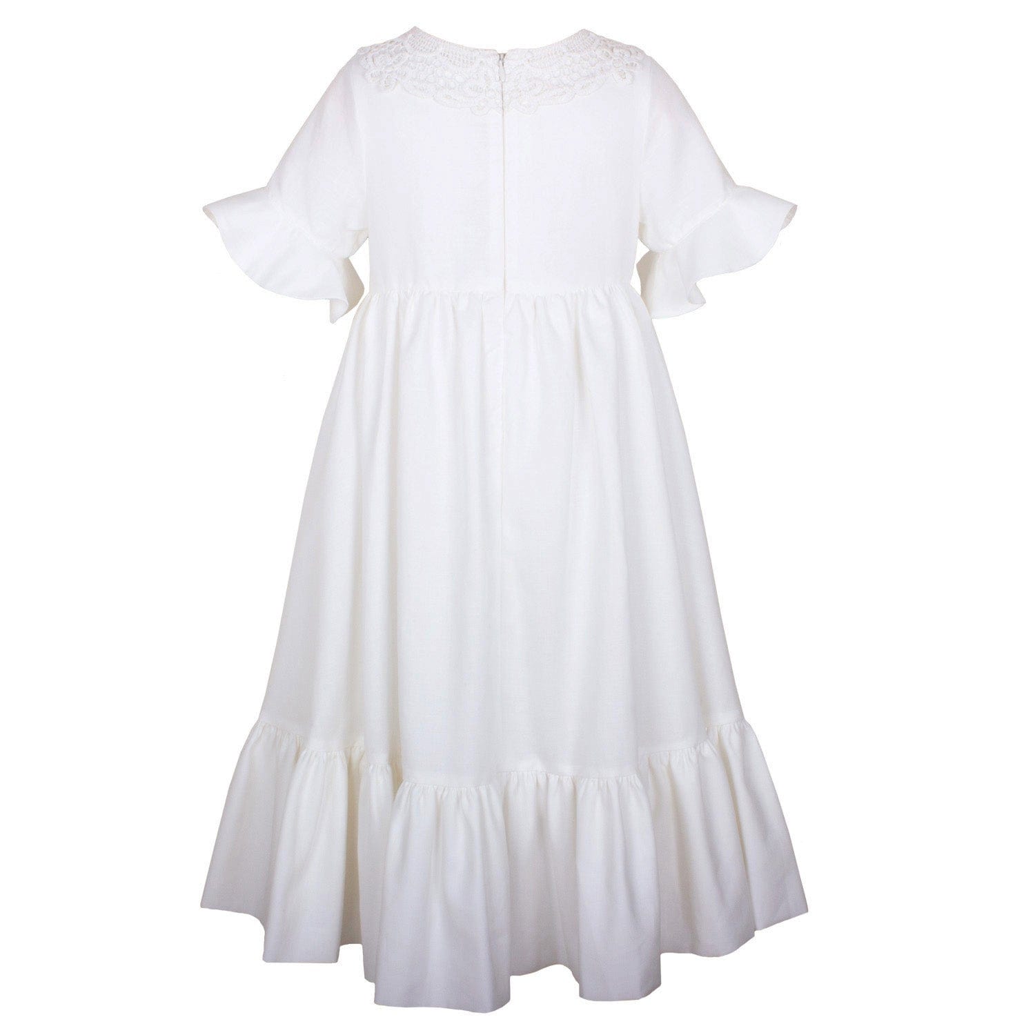 Billie Dress Soft White 6YRS SAMPLE