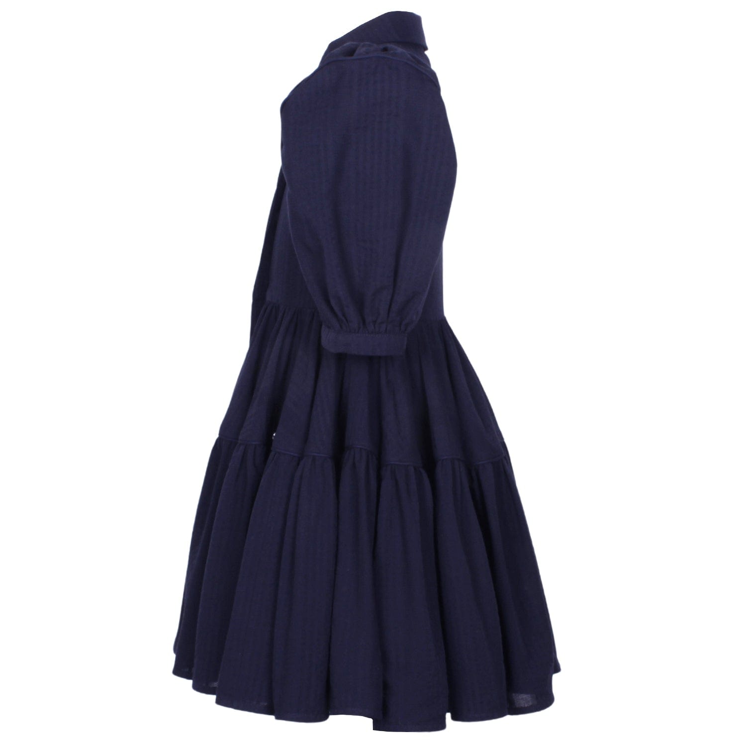 Glistening Dress Navy Stripe 6YRS SAMPLE