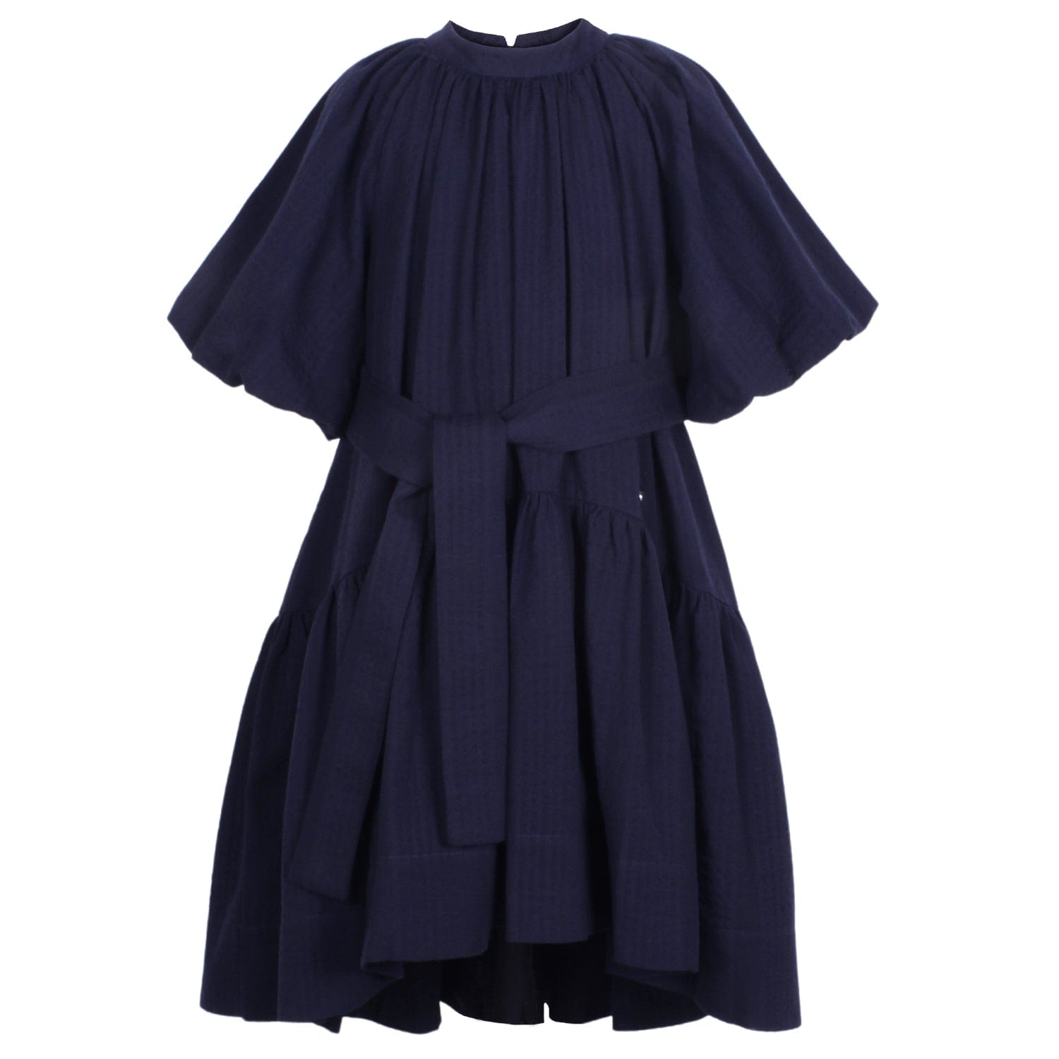 Periwinkle Dress Navy Stripe 6YRS SAMPLE