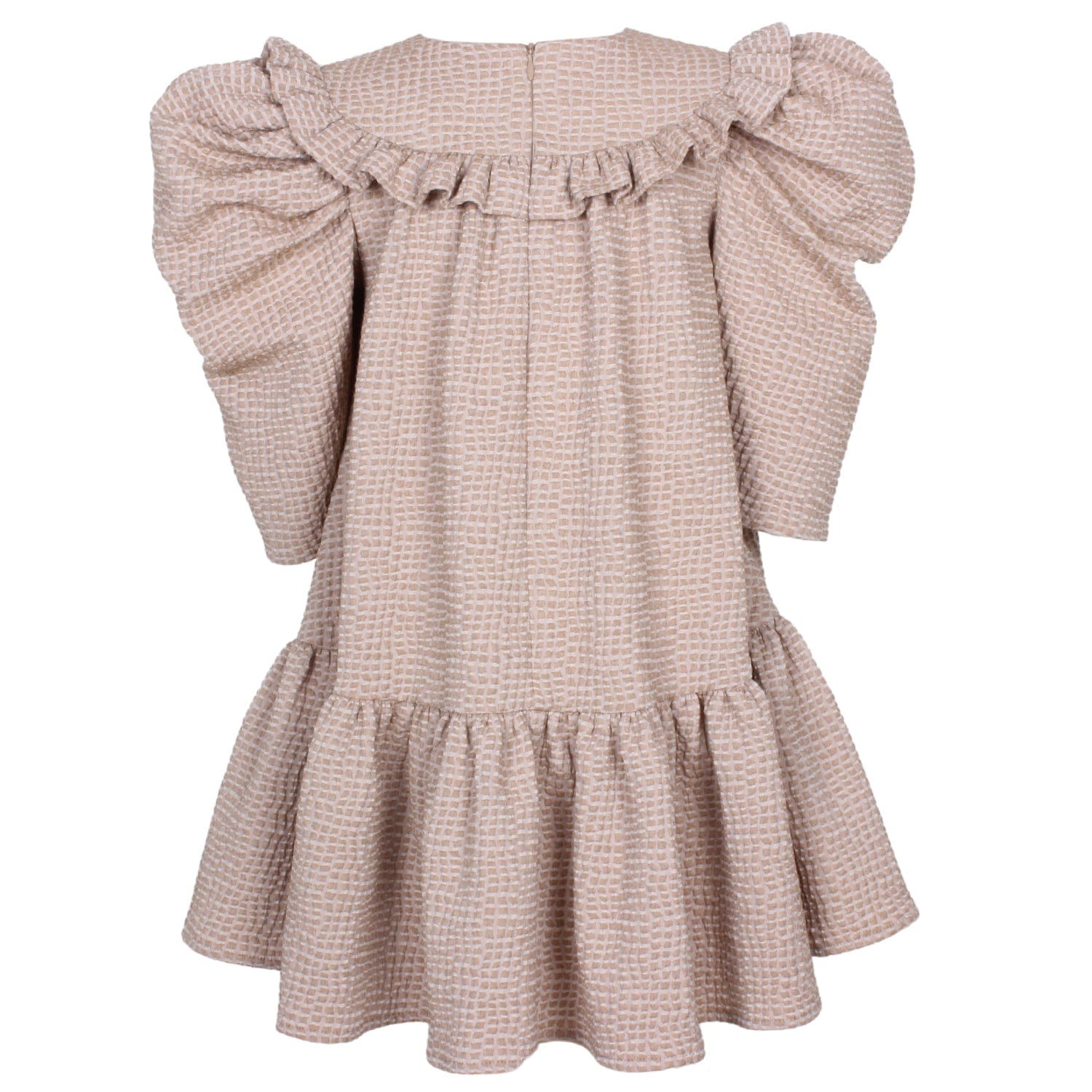 Betsy Dress Beige Crinkle 6YRS SAMPLE