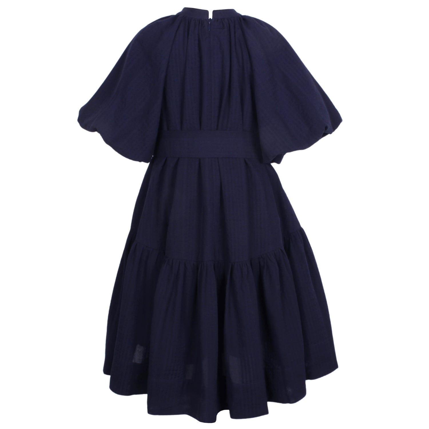 Periwinkle Dress Navy Stripe 6YRS SAMPLE