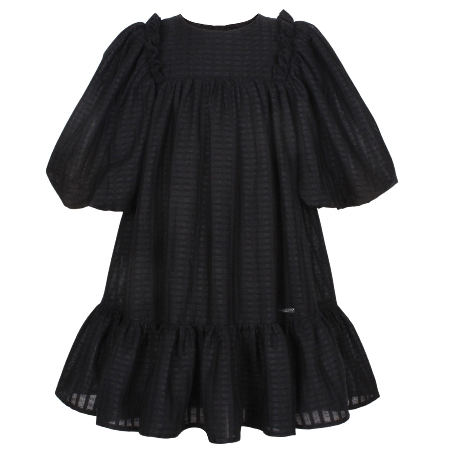 Catch Me Dress Black Squares 6YRS SAMPLE