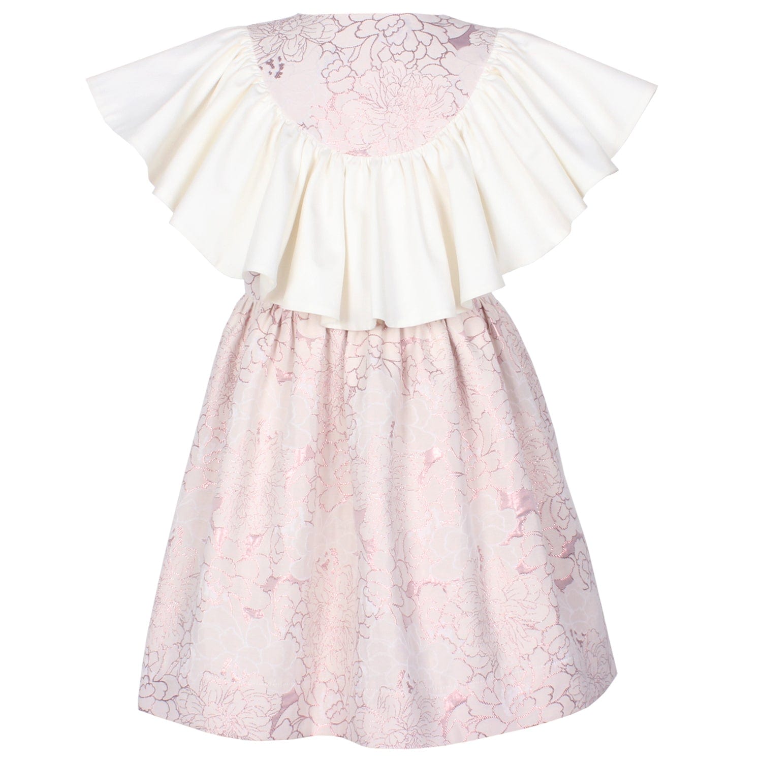 With Flying Colours Dress Pink Clouds Jacquard