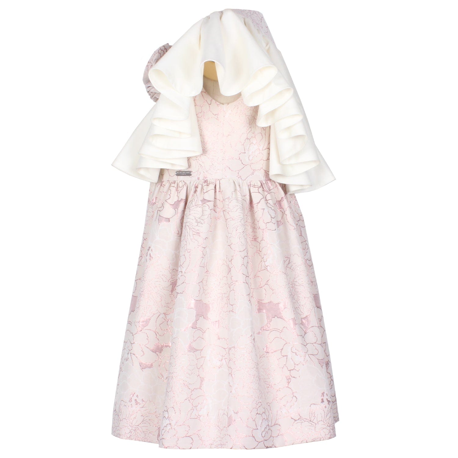 With Flying Colours Dress Pink Clouds Jacquard