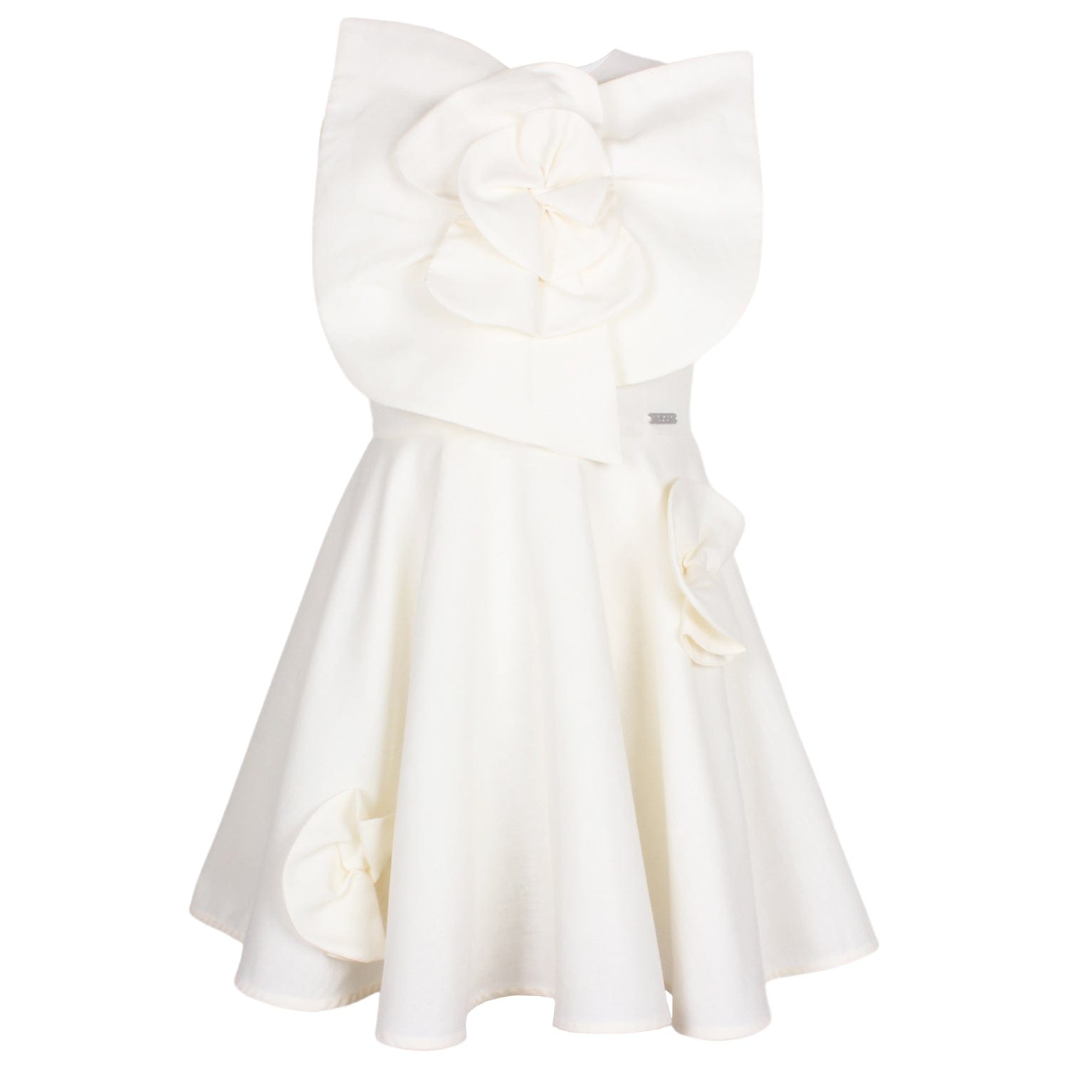 Peony Dress Off White