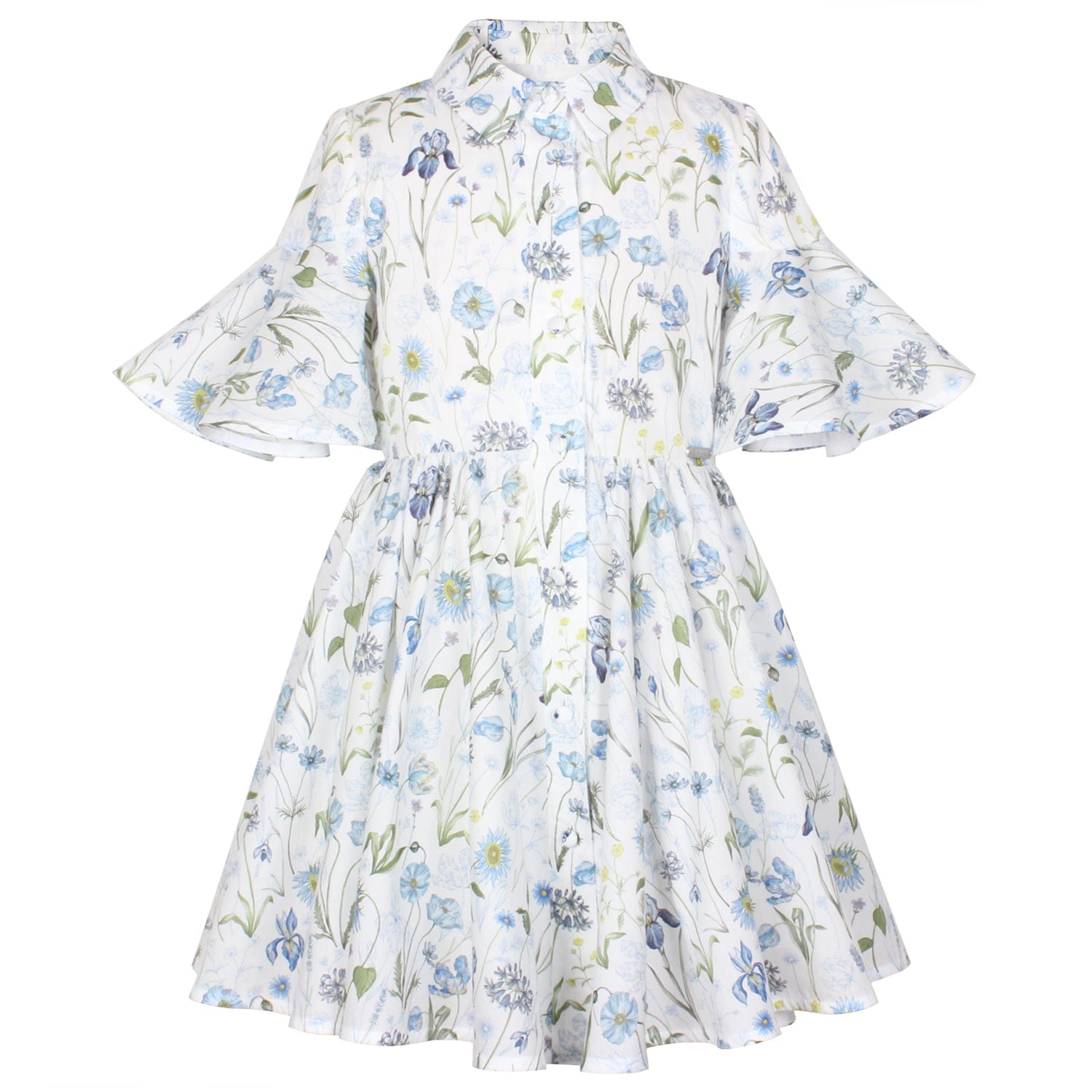 Little Sister Dress Blue Meadow