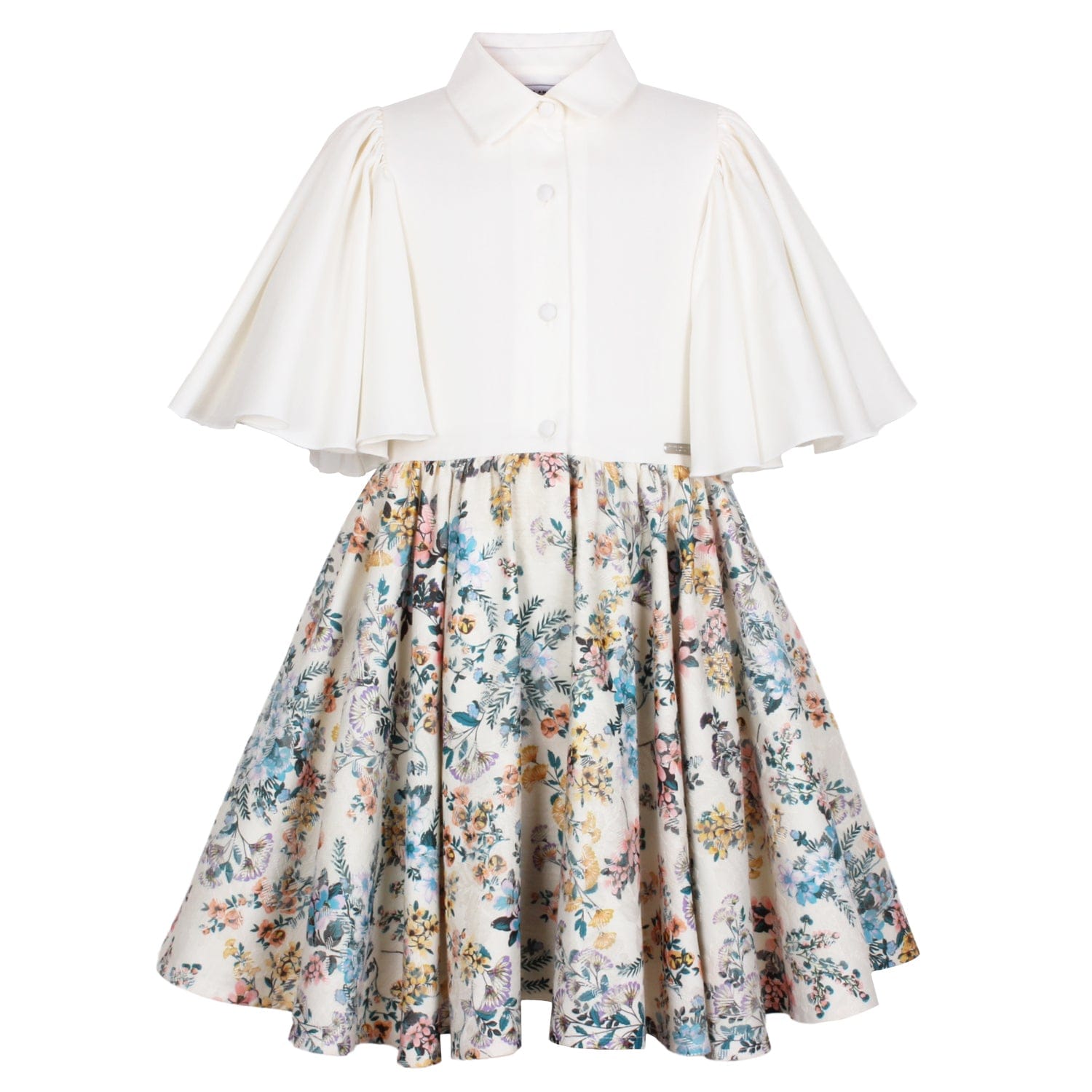 Admiral Dress Spring Floral Jacquard