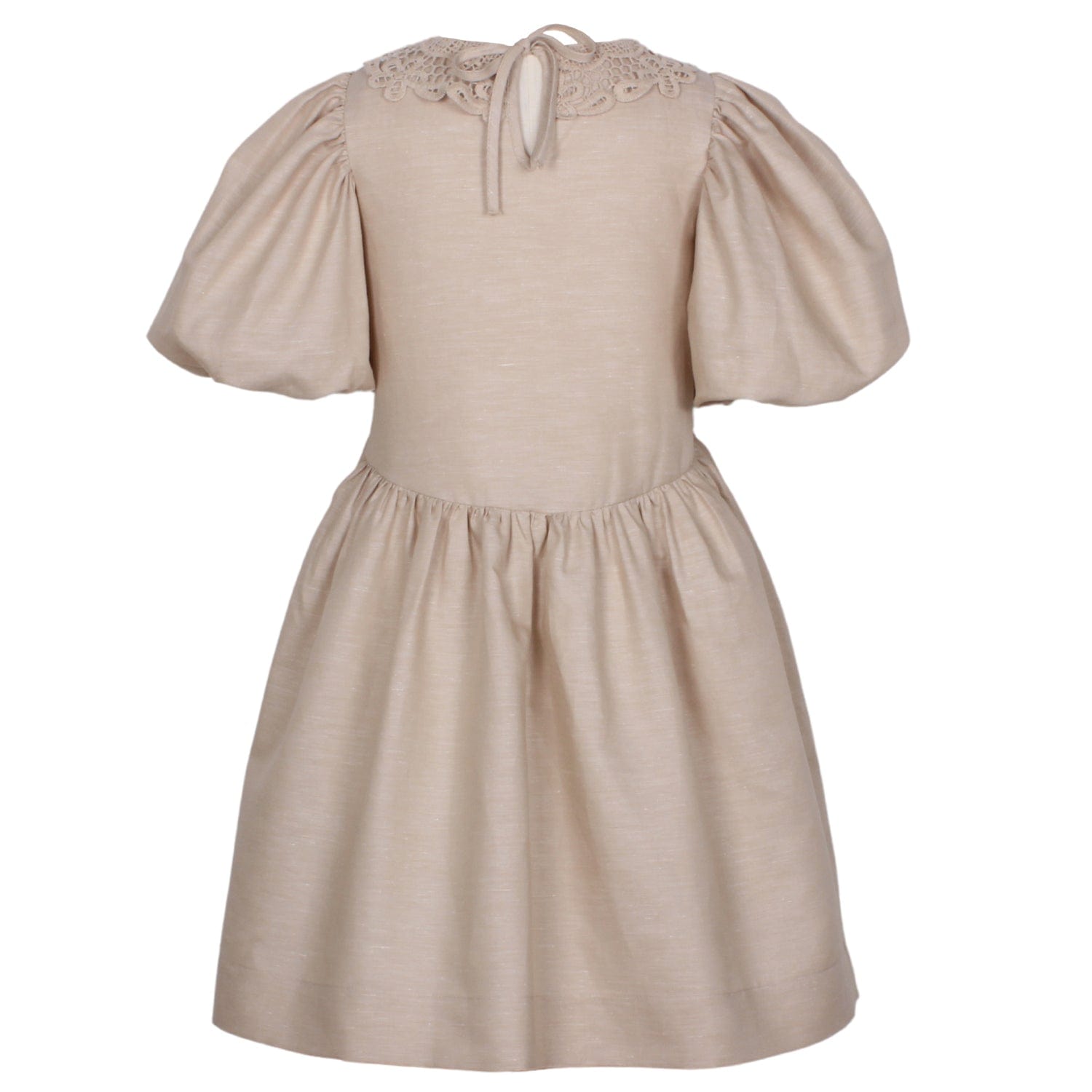 Capriole Dress Beige 6YRS SAMPLE