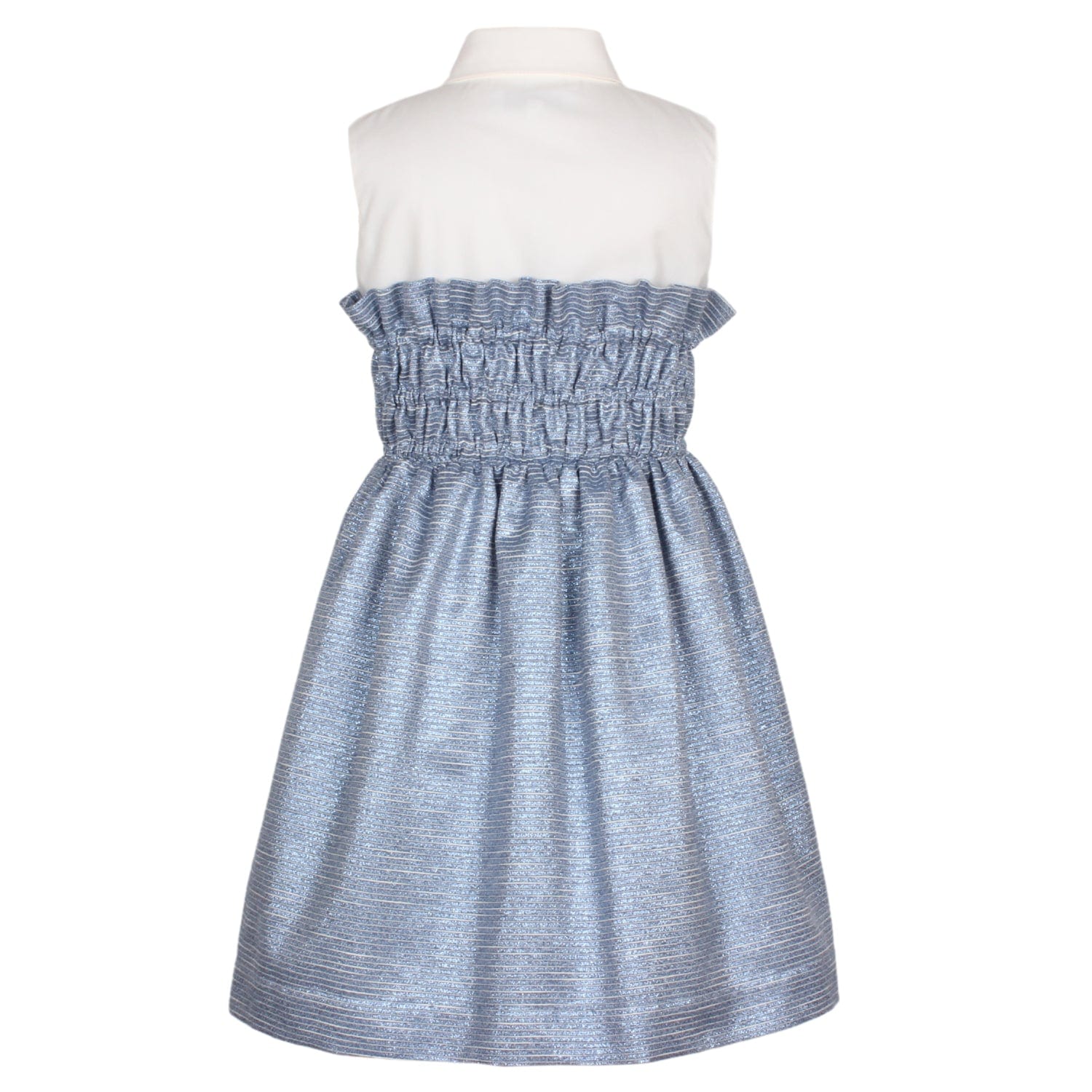 Drift Dress Blue Sparkle Stripe 6YRS SAMPLE