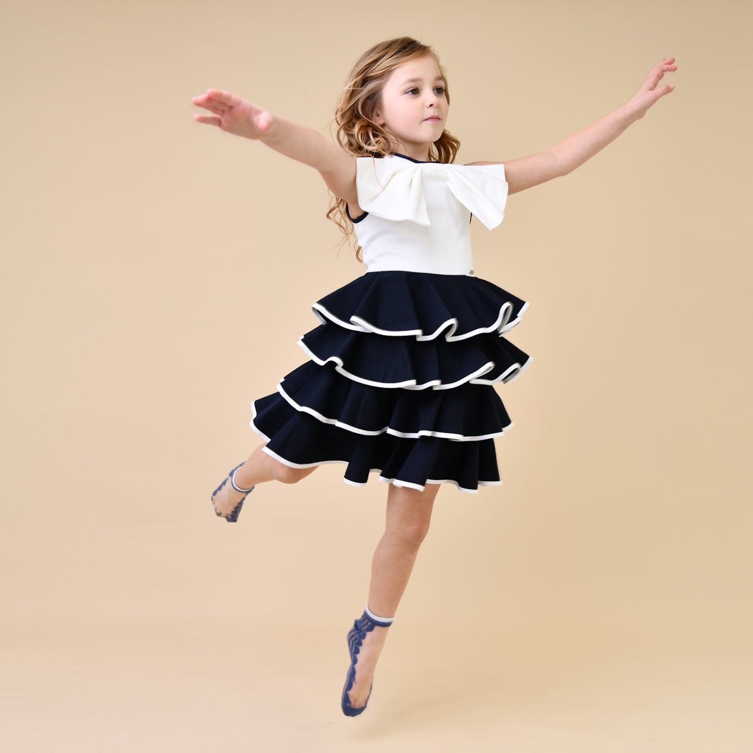 Firebird Dress True Navy 6YRS SAMPLE