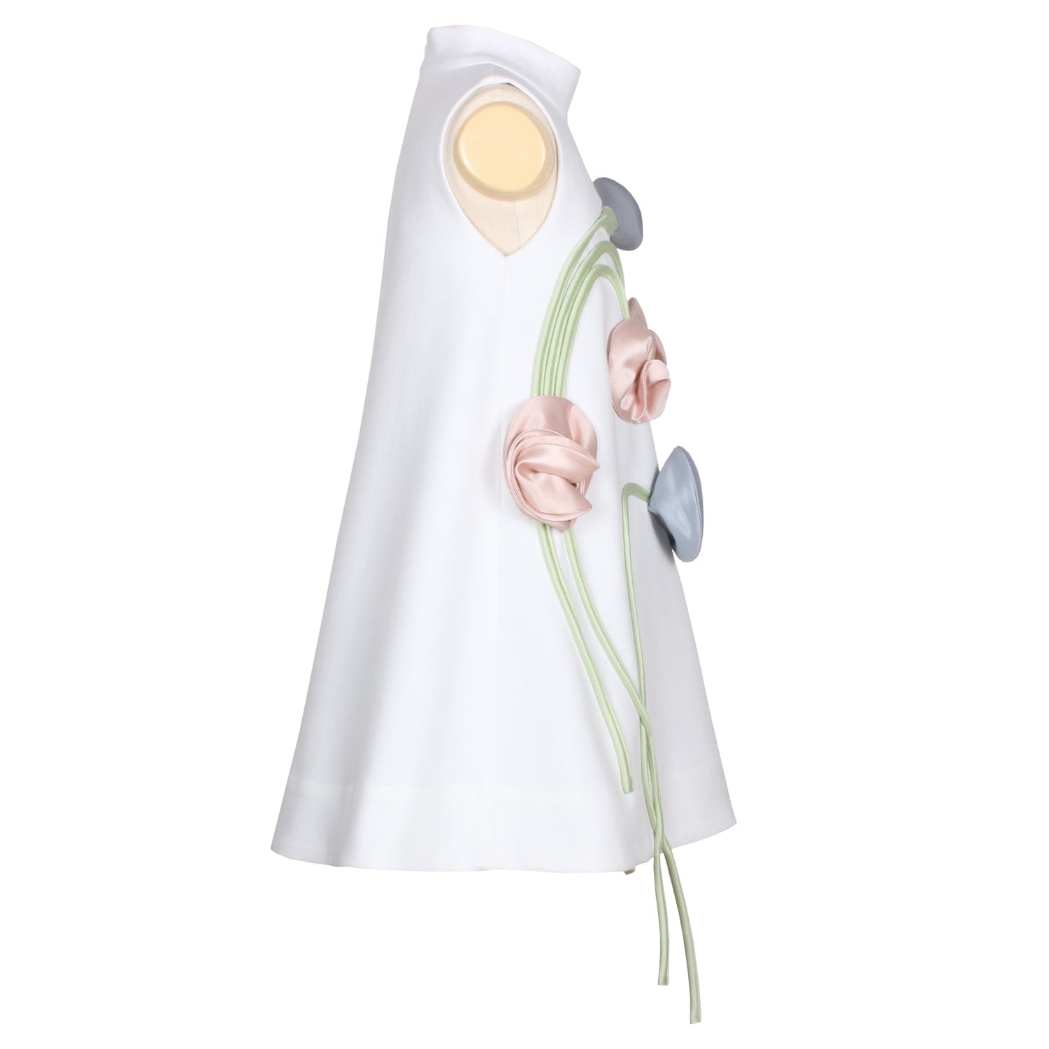 Flora Dress White