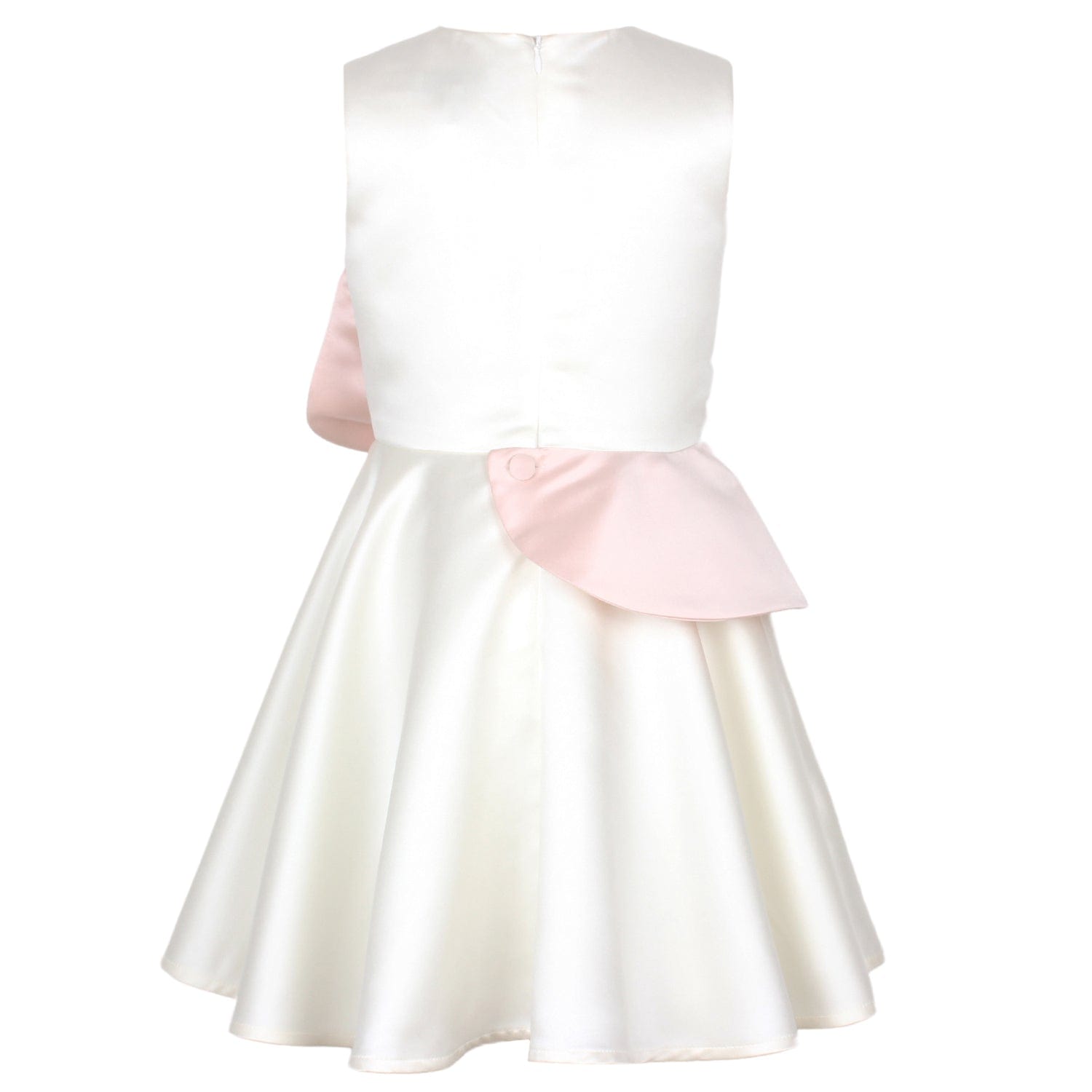 Florette Dress Soft Pink Satin 6YRS SAMPLE