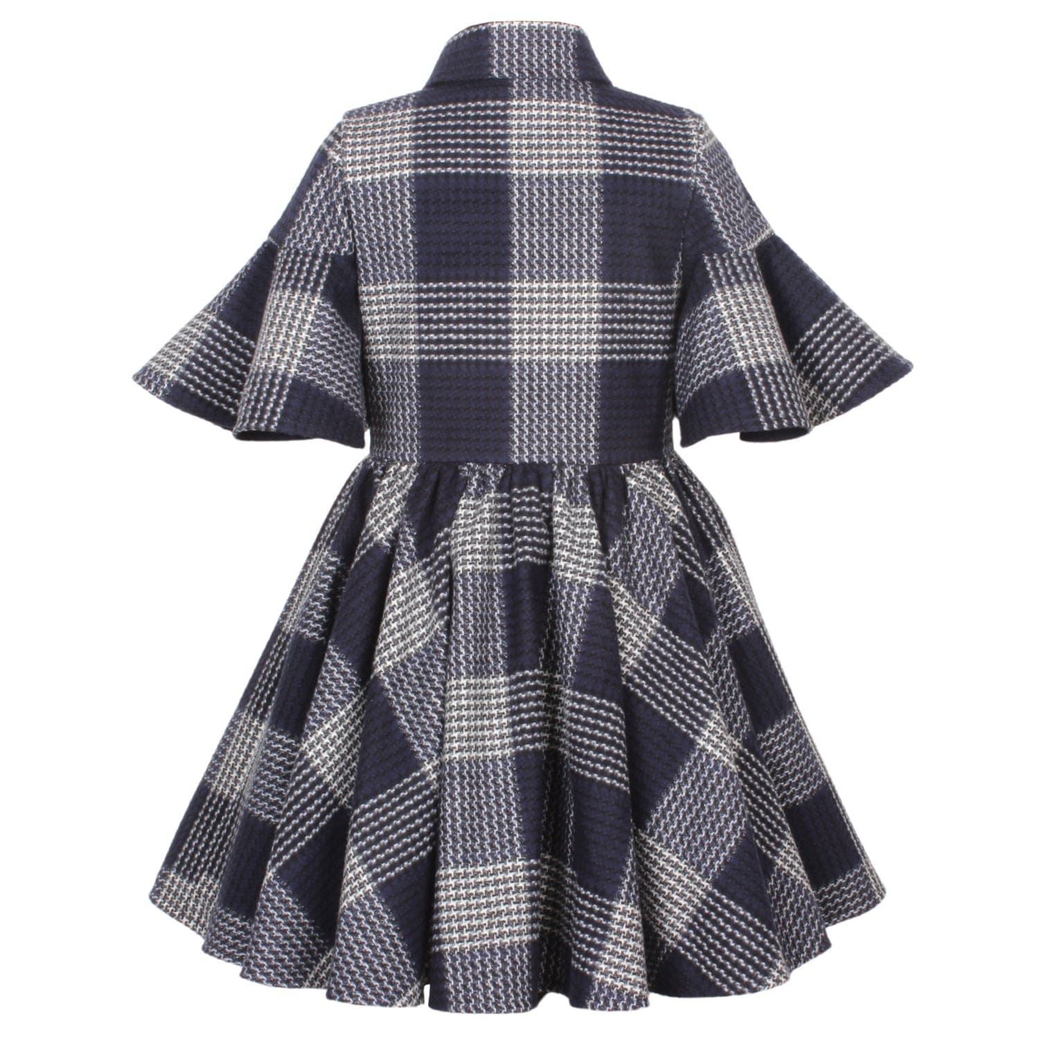 Little Sister Dress Navy & White Check