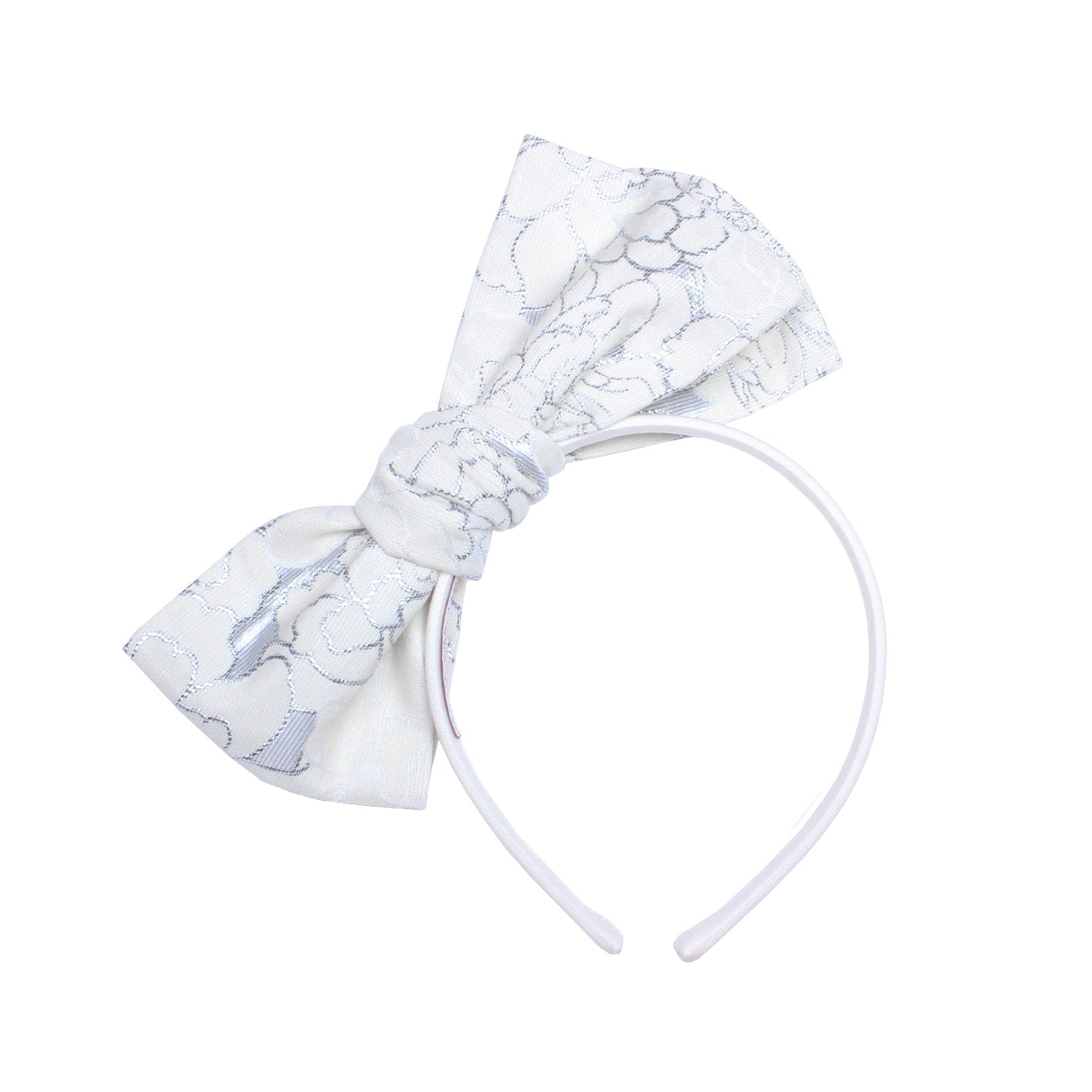 Origami Headband Blue Clouds Jacquard