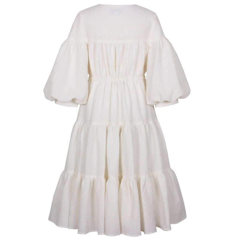 Parade Dress White Crinkle