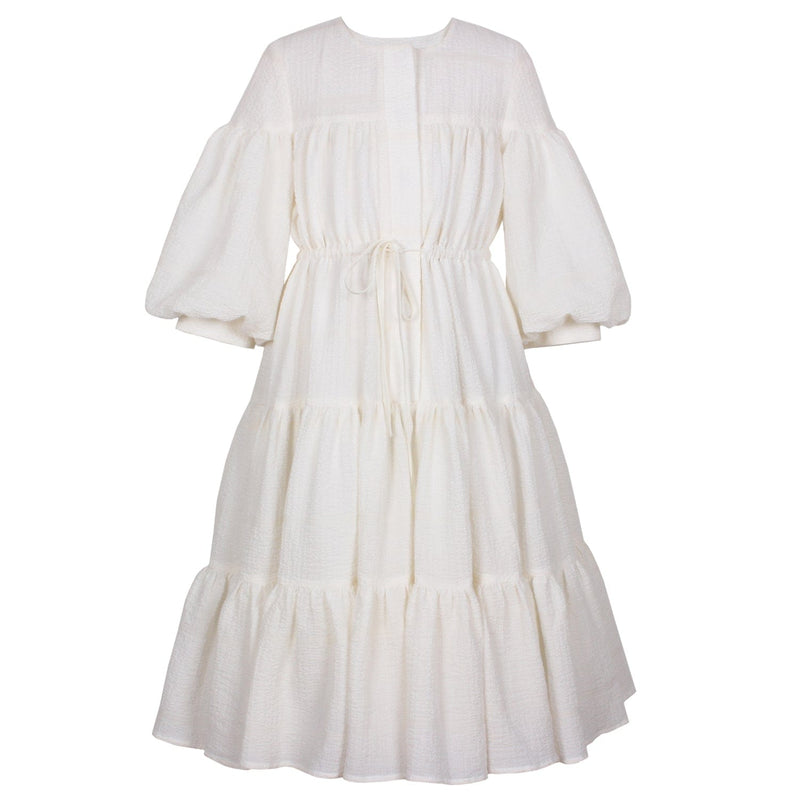 Parade Dress White Crinkle