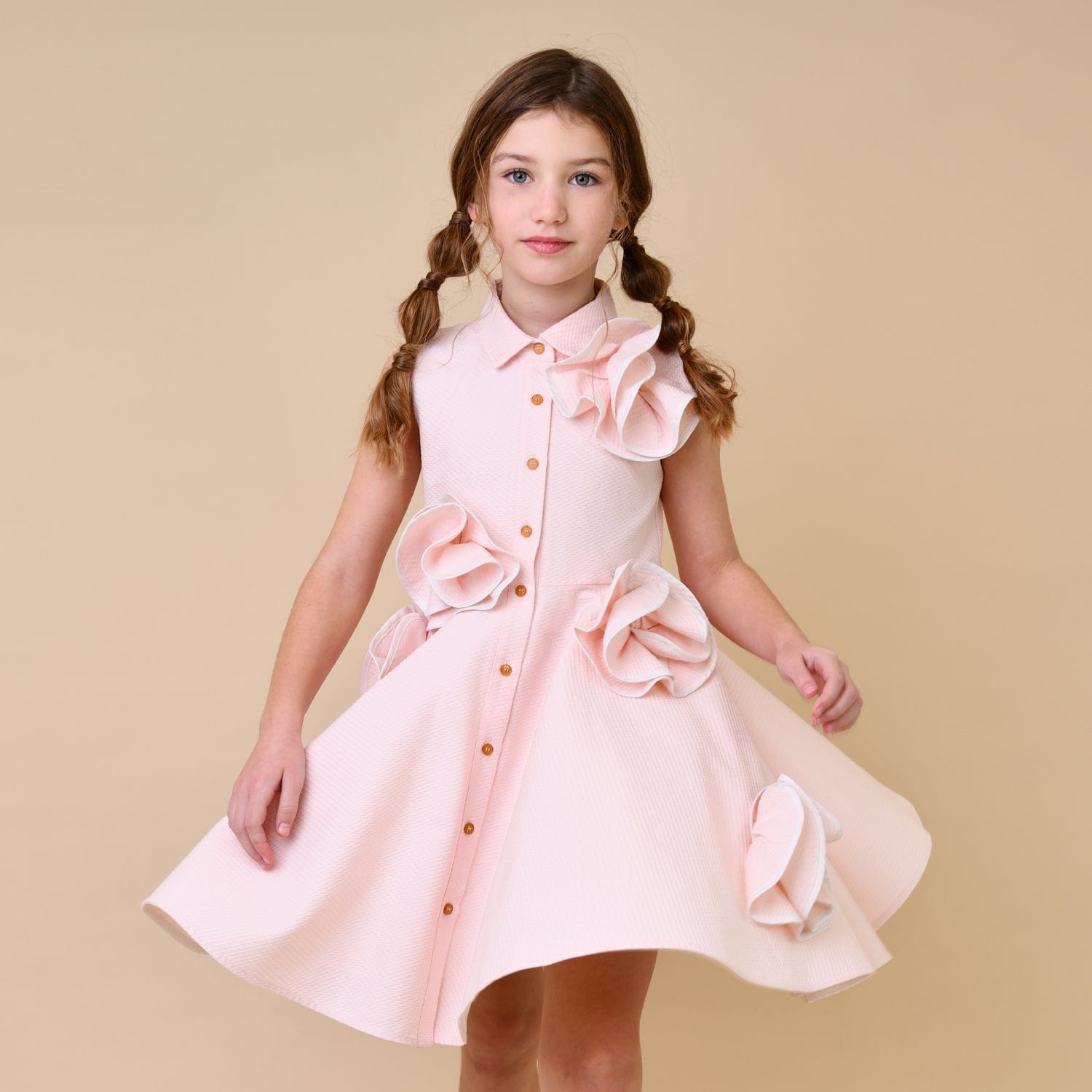 Pirouette Dress Pink Dotty