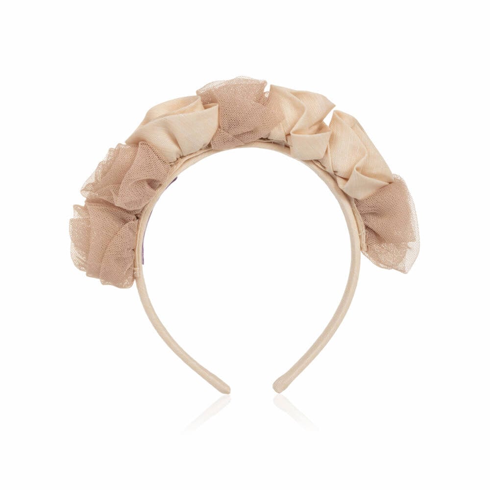 Ring O Roses Headband Beige