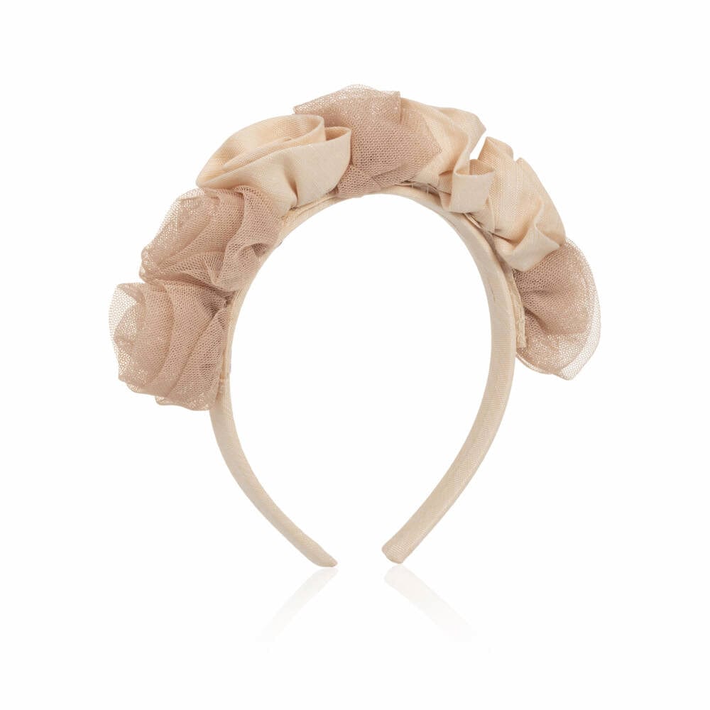 Ring O Roses Headband Beige