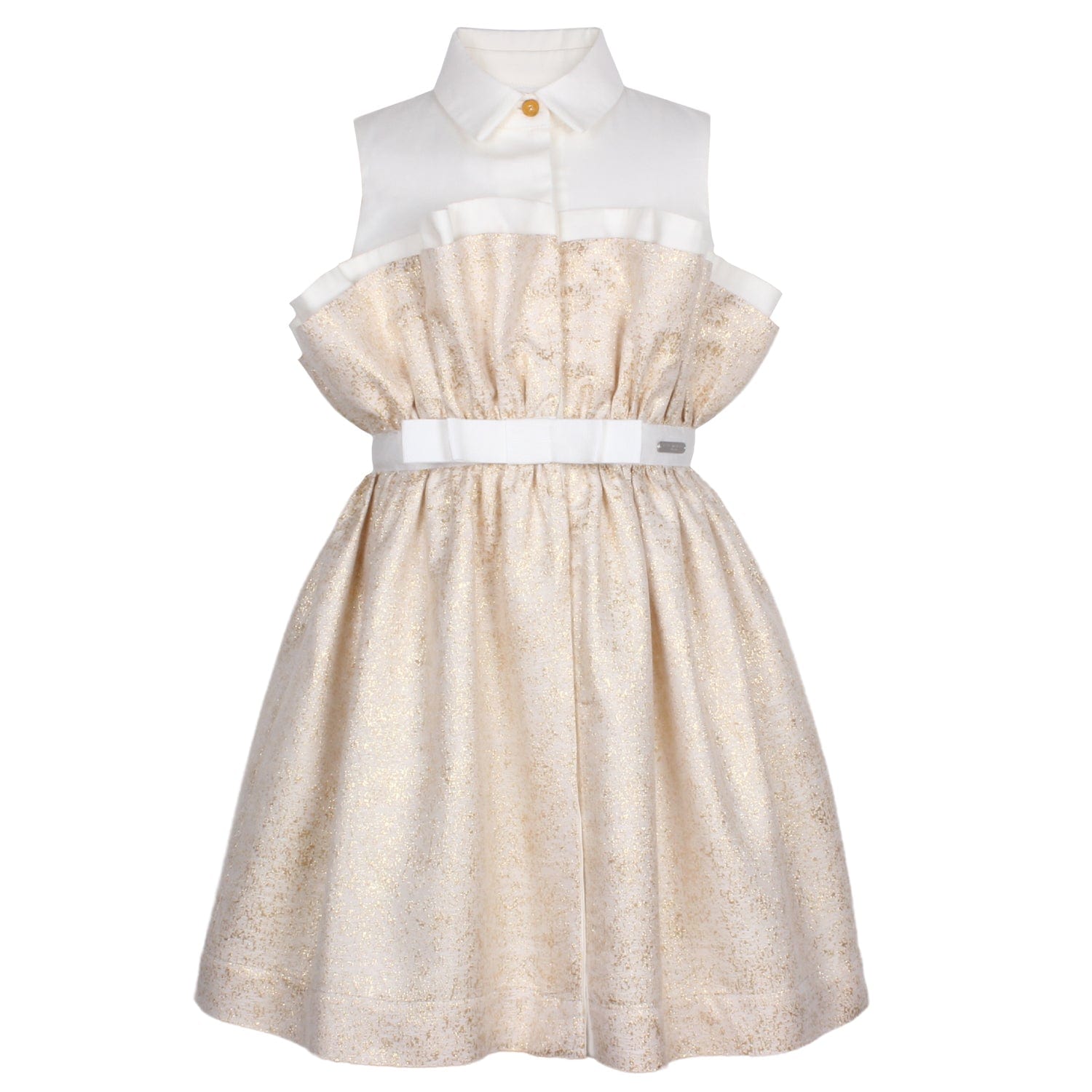 Romana Dress Gold Freckle