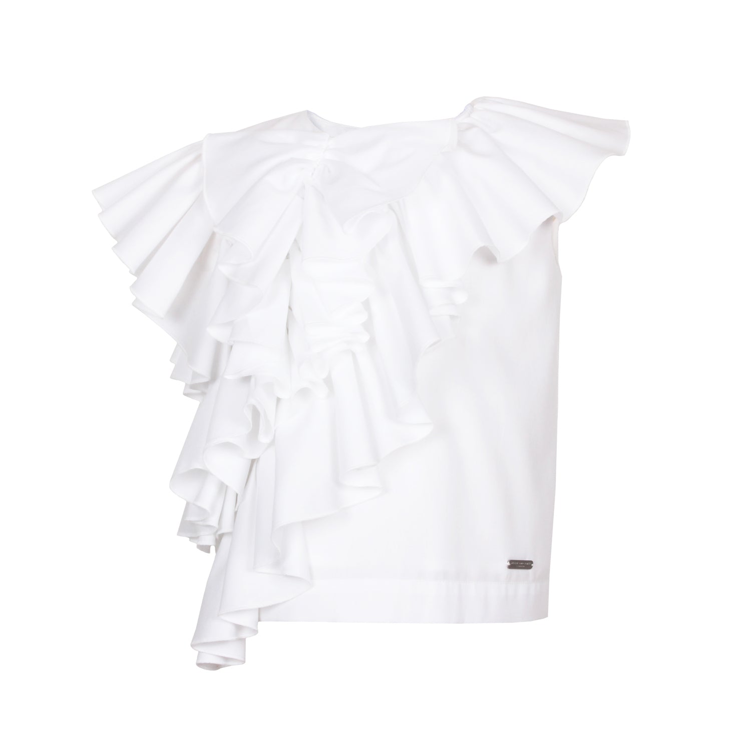 Waterfall Blouse Off White