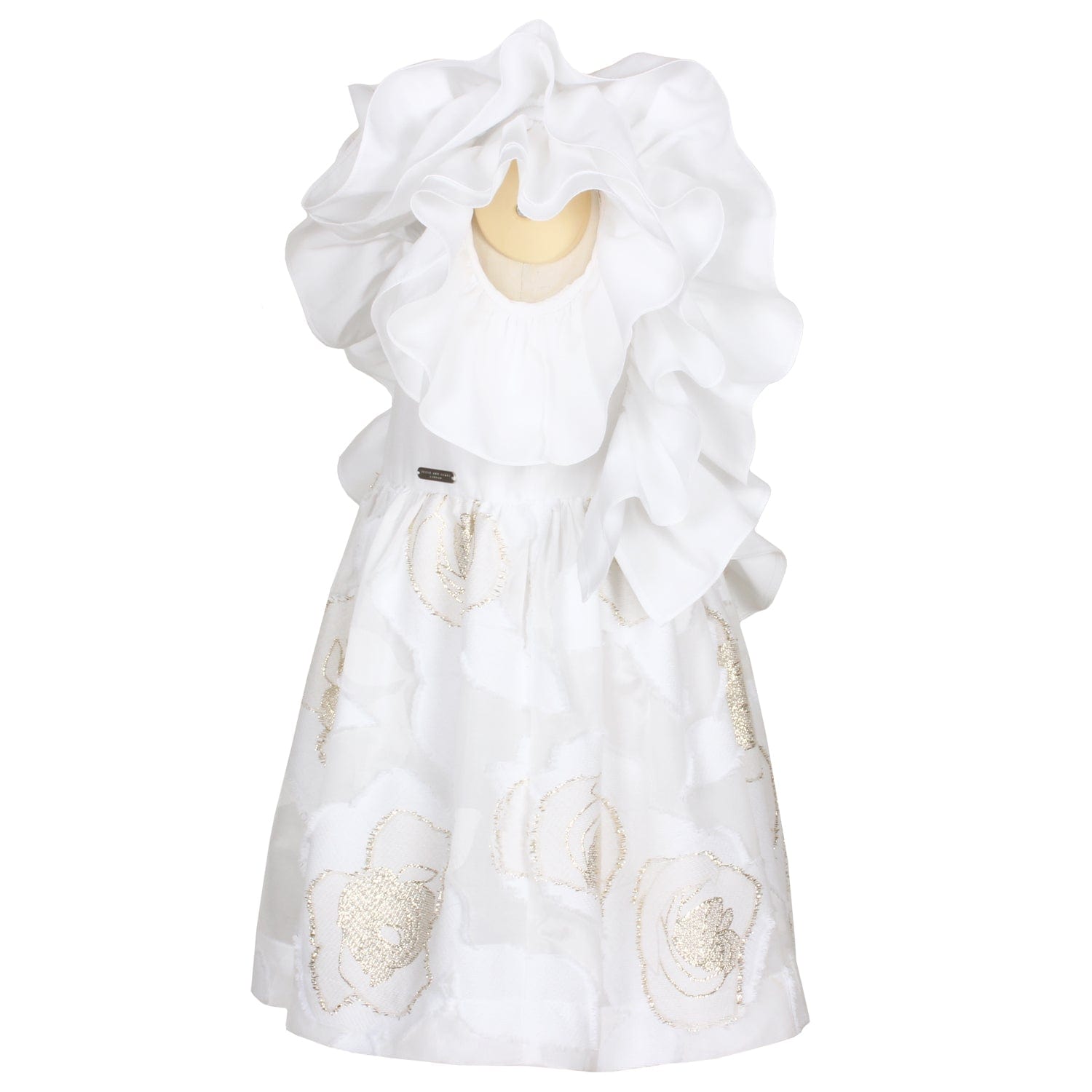 Solstice Dress White Rose