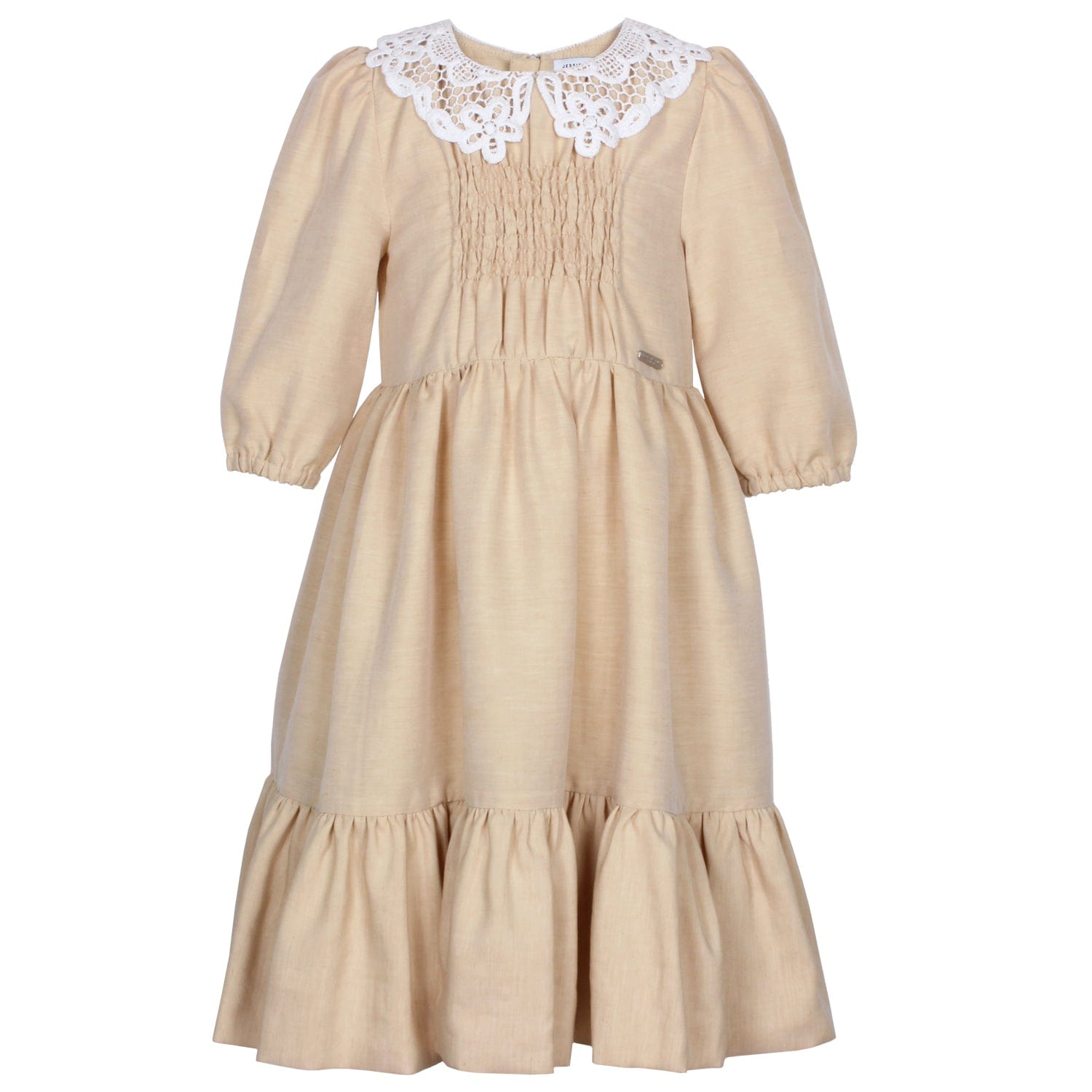 Rae Dress Sand 6YRS SAMPLE