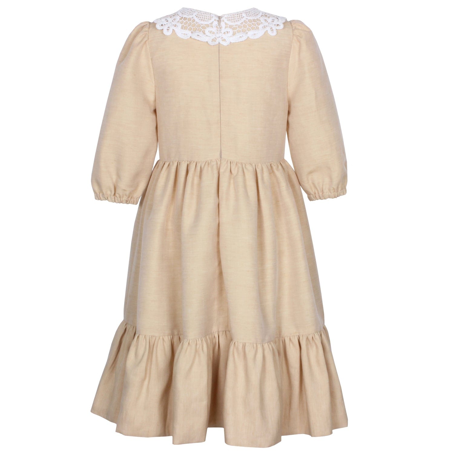 Rae Dress Sand 6YRS SAMPLE